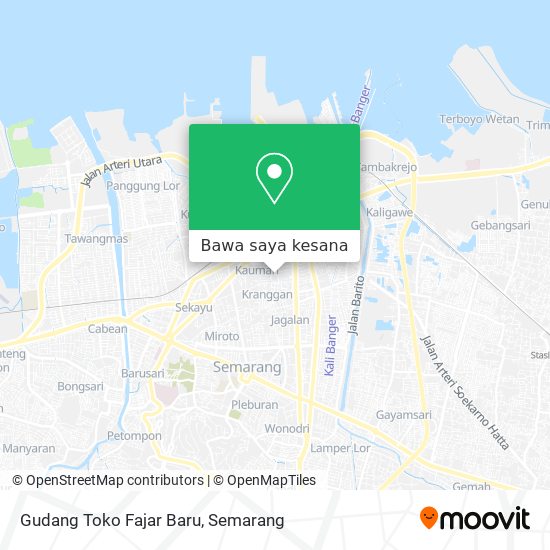 Peta Gudang Toko Fajar Baru