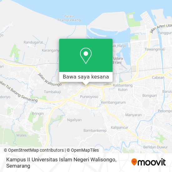 Peta Kampus II Universitas Islam Negeri Walisongo