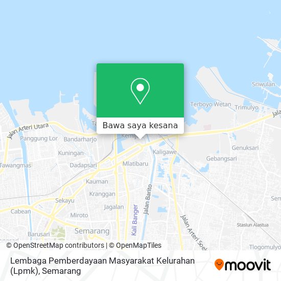 Peta Lembaga Pemberdayaan Masyarakat Kelurahan (Lpmk)