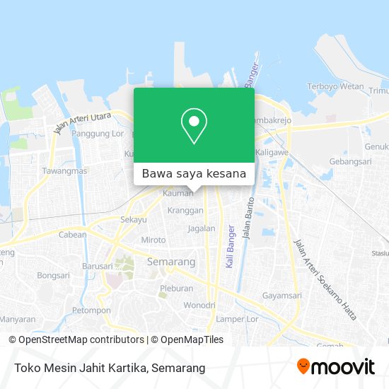 Peta Toko Mesin Jahit Kartika