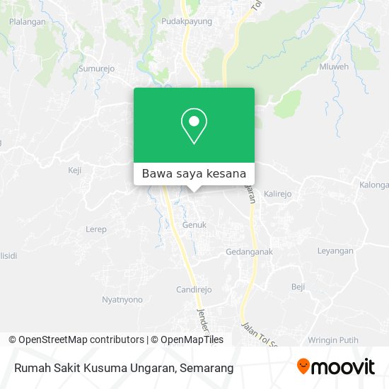 Peta Rumah Sakit Kusuma Ungaran