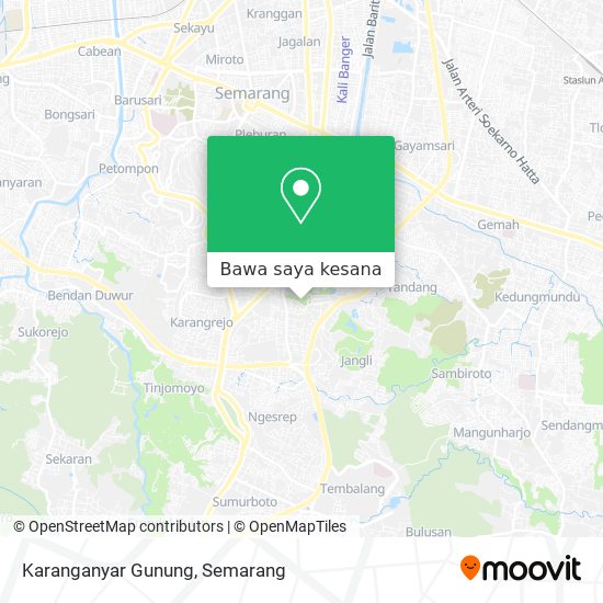 Peta Karanganyar Gunung