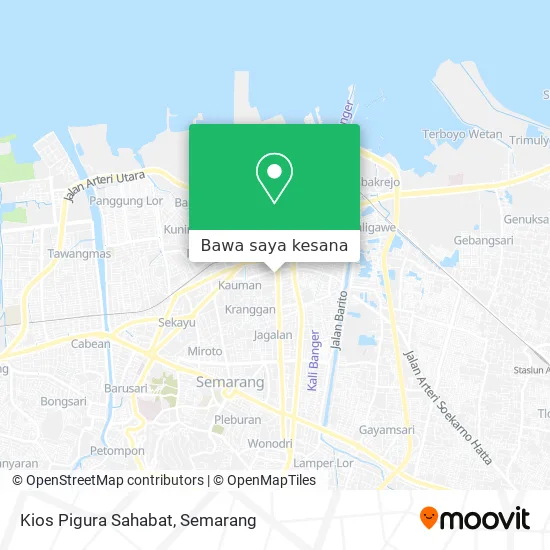 Peta Kios Pigura Sahabat