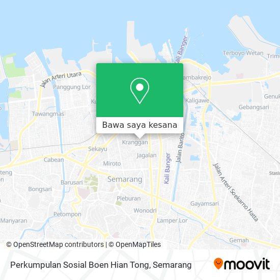 Peta Perkumpulan Sosial Boen Hian Tong