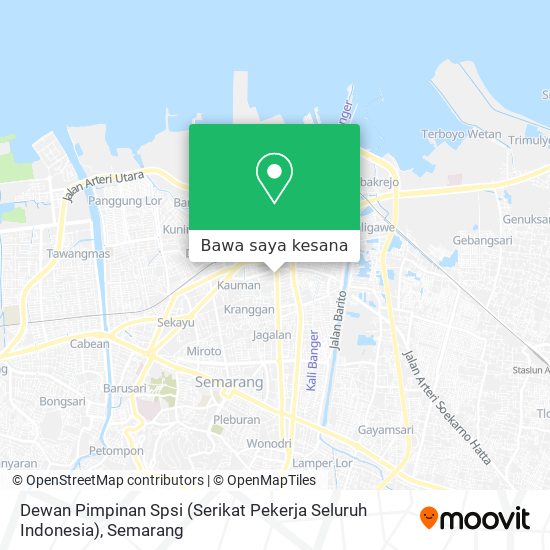 Peta Dewan Pimpinan Spsi (Serikat Pekerja Seluruh Indonesia)
