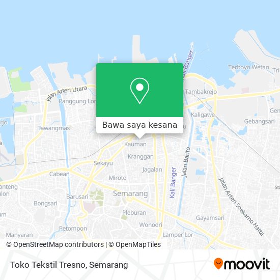 Peta Toko Tekstil Tresno