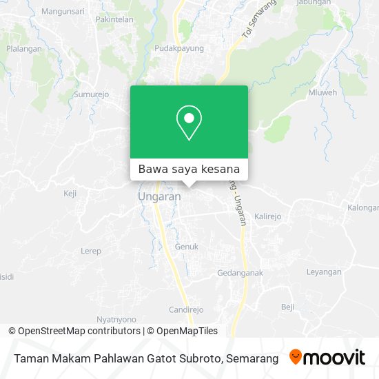 Peta Taman Makam Pahlawan Gatot Subroto