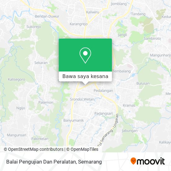 Peta Balai Pengujian Dan Peralatan