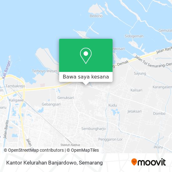 Peta Kantor Kelurahan Banjardowo