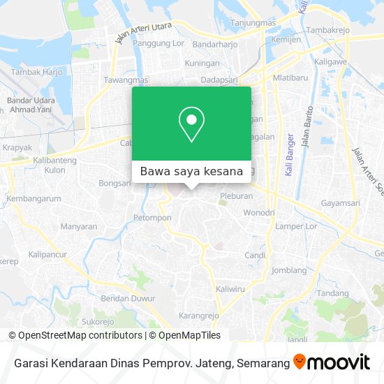 Peta Garasi Kendaraan Dinas Pemprov. Jateng