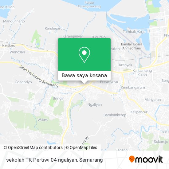 Peta sekolah TK Pertiwi 04 ngaliyan