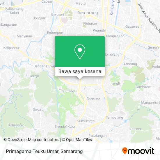 Peta Primagama Teuku Umar