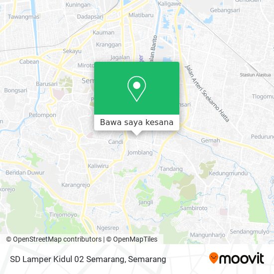 Peta SD Lamper Kidul 02 Semarang