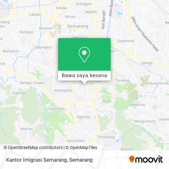 Peta Kantor Imigrasi Semarang