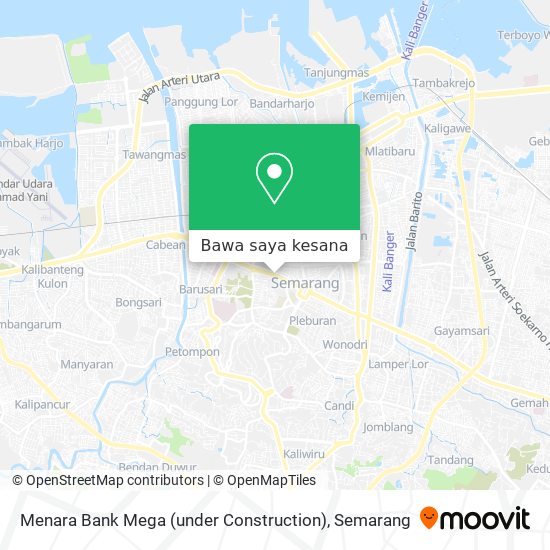 Peta Menara Bank Mega (under Construction)