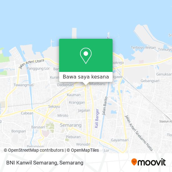 Peta BNI Kanwil Semarang