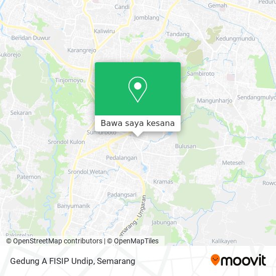 Peta Gedung A FISIP Undip