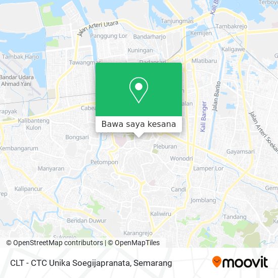 Peta CLT - CTC Unika Soegijapranata