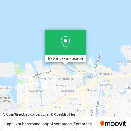 Peta kapal km.baramundi bbppi semarang