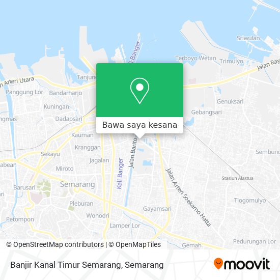 Peta Banjir Kanal Timur Semarang