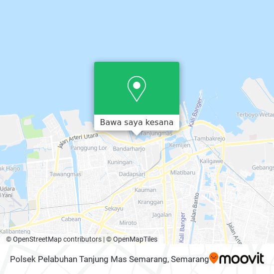 Peta Polsek Pelabuhan Tanjung Mas Semarang