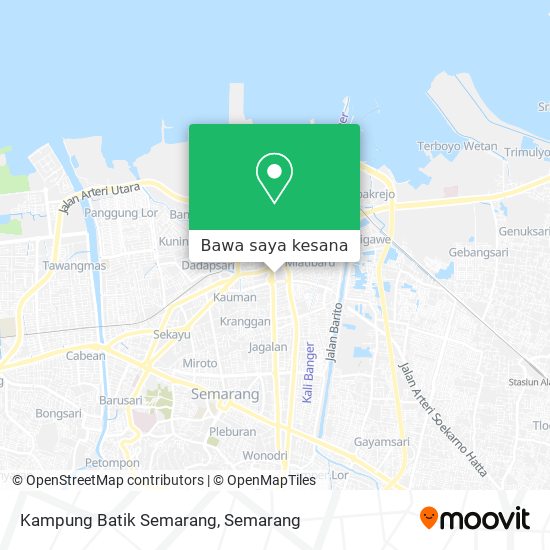 Peta Kampung Batik Semarang