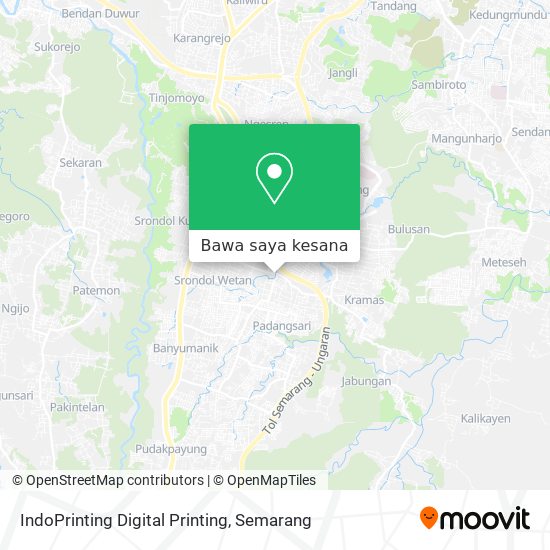 Peta IndoPrinting Digital Printing