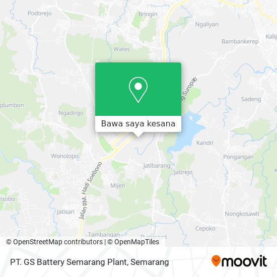 Peta PT. GS Battery Semarang Plant