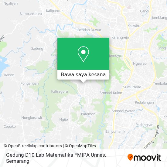 Peta Gedung D10 Lab Matematika FMIPA Unnes
