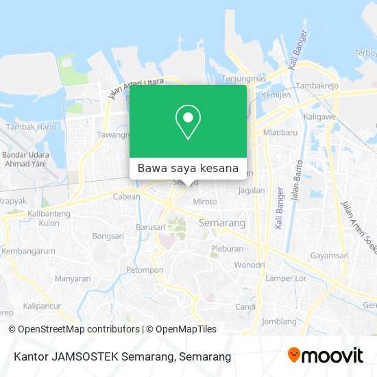 Peta Kantor JAMSOSTEK Semarang