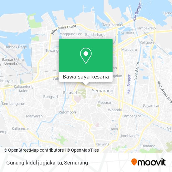 Peta Gunung kidul jogjakarta