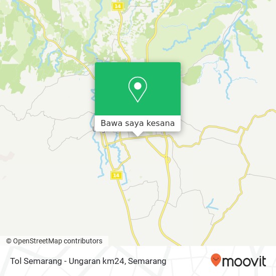 Peta Tol Semarang - Ungaran km24