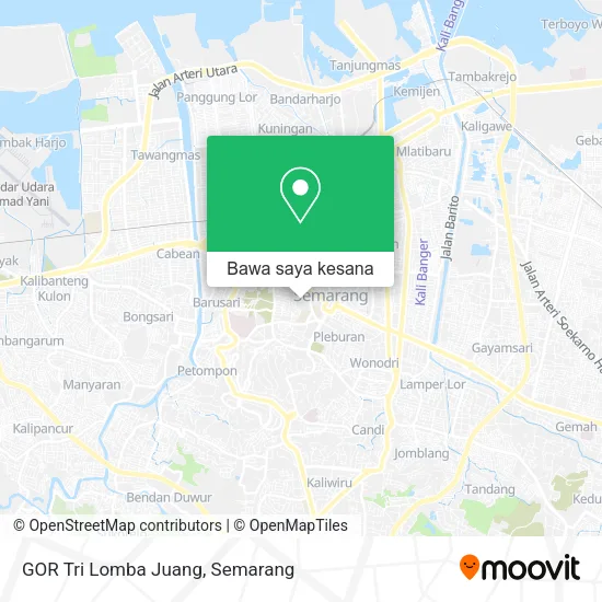 Peta GOR Tri Lomba Juang