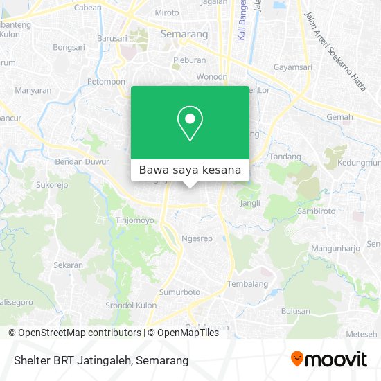 Peta Shelter BRT Jatingaleh
