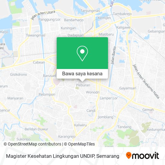 Peta Magister Kesehatan Lingkungan UNDIP