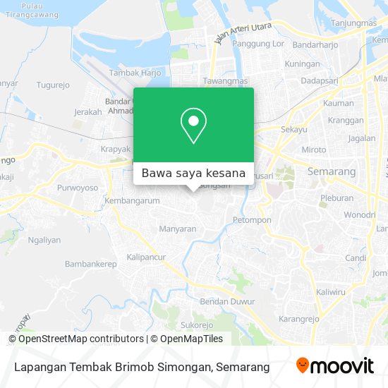 Peta Lapangan Tembak Brimob Simongan