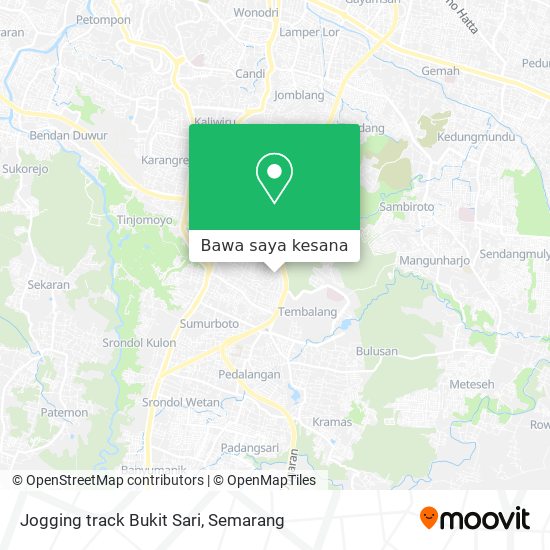 Peta Jogging track Bukit Sari