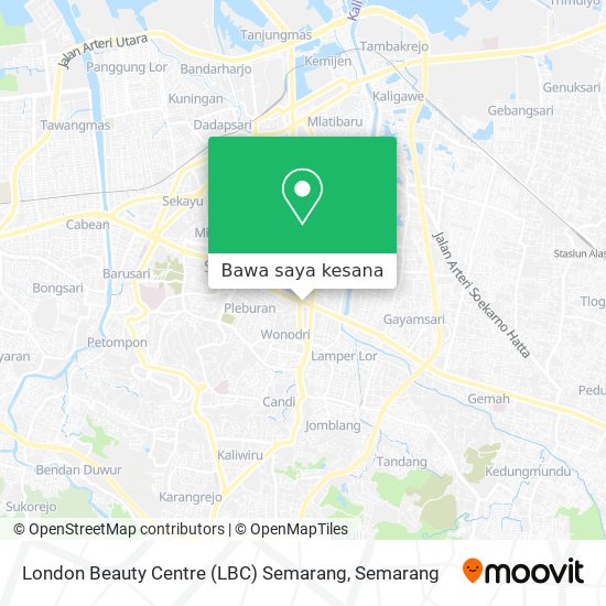 Peta London Beauty Centre (LBC) Semarang