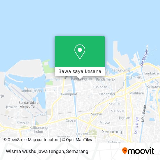 Peta Wisma wushu jawa tengah