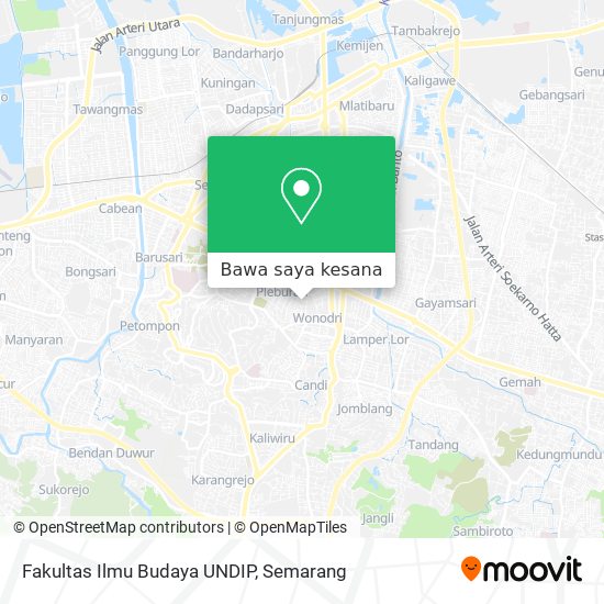 Peta Fakultas Ilmu Budaya UNDIP