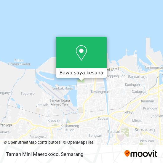 Peta Taman Mini Maerokoco