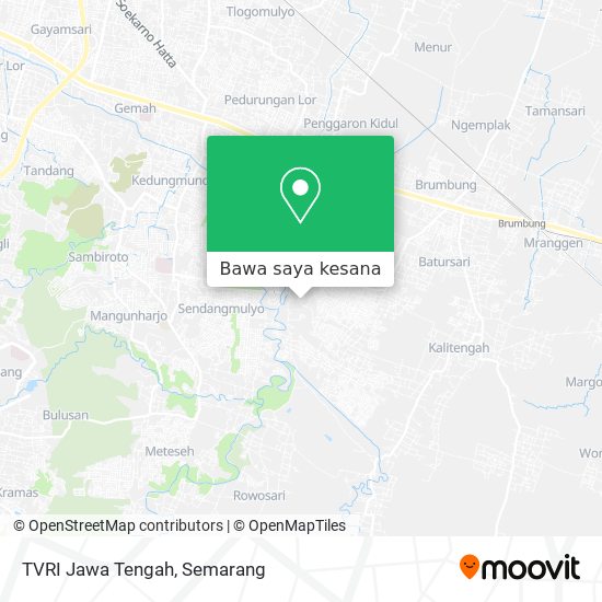Peta TVRI Jawa Tengah