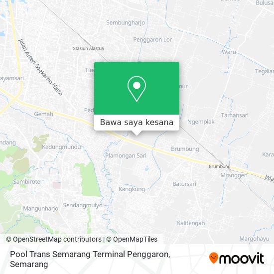 Peta Pool Trans Semarang Terminal Penggaron
