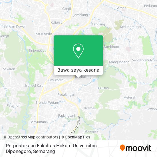 Peta Perpustakaan Fakultas Hukum Universitas Diponegoro