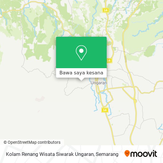 Peta Kolam Renang Wisata  Siwarak  Ungaran