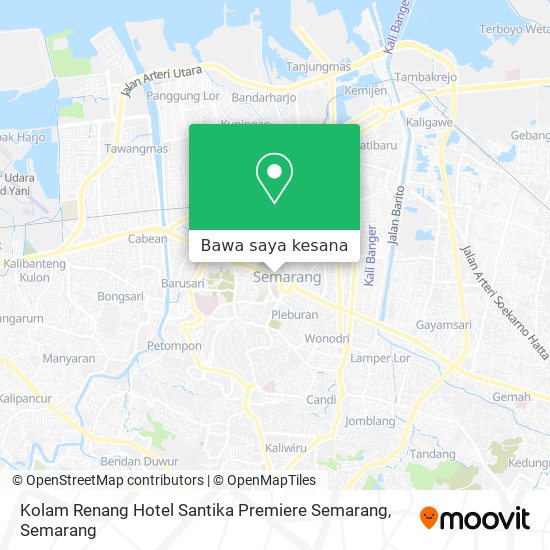Peta Kolam Renang Hotel Santika Premiere Semarang