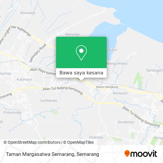 Peta Taman Margasatwa Semarang