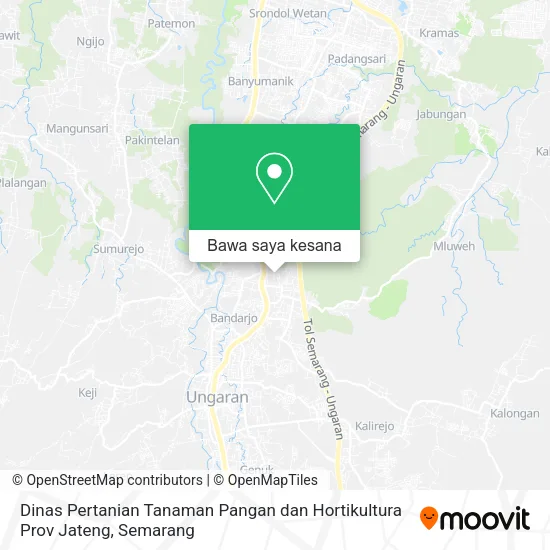 Peta Dinas Pertanian Tanaman Pangan dan Hortikultura Prov Jateng