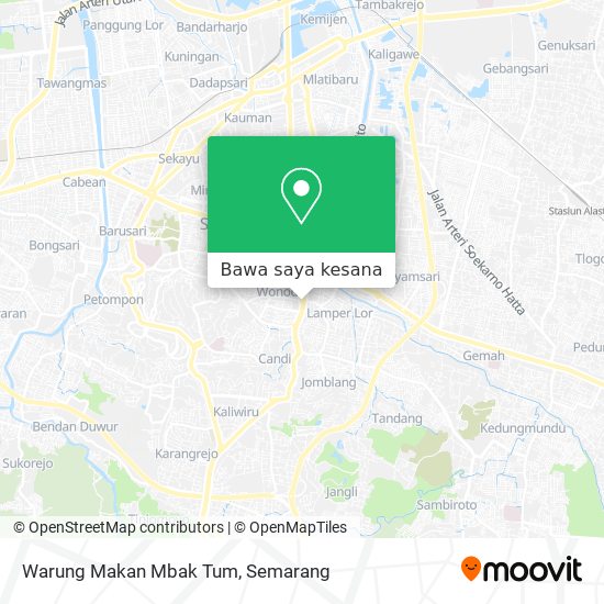Peta Warung Makan Mbak Tum