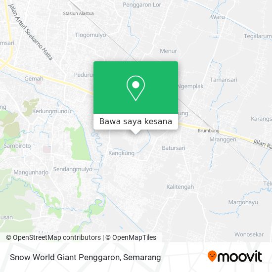 Peta Snow World Giant Penggaron